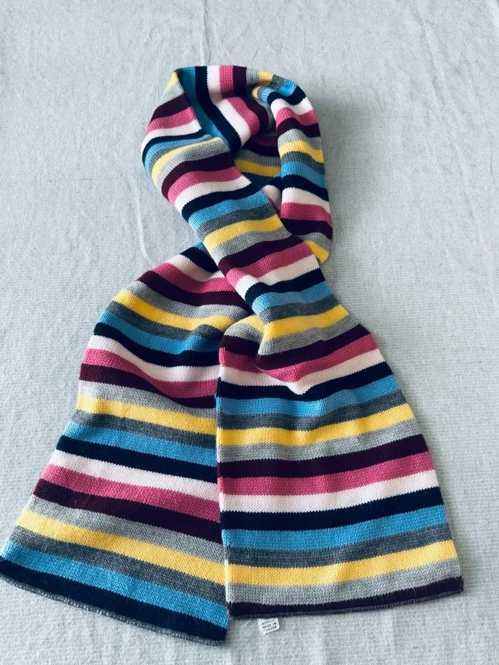 Aeropostale Multicolor Stripe Fall Winter Scarf